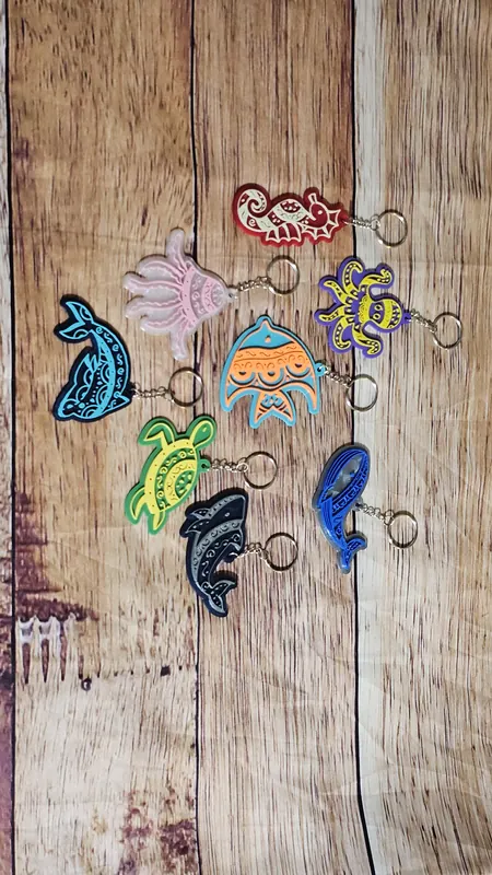 Custom Keychain - Personalized 3D printed keychain